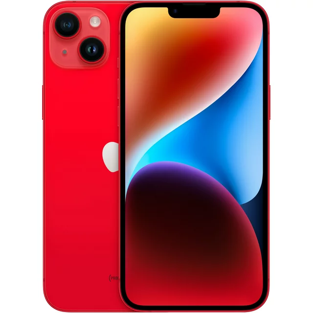 Restored Apple iPhone 14 Plus - Carrier Unlocked - 256GB Red - MQ3V3LL/A (Refurbished)